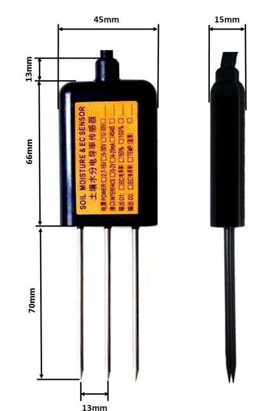 智能数字土壤三合一传感器
